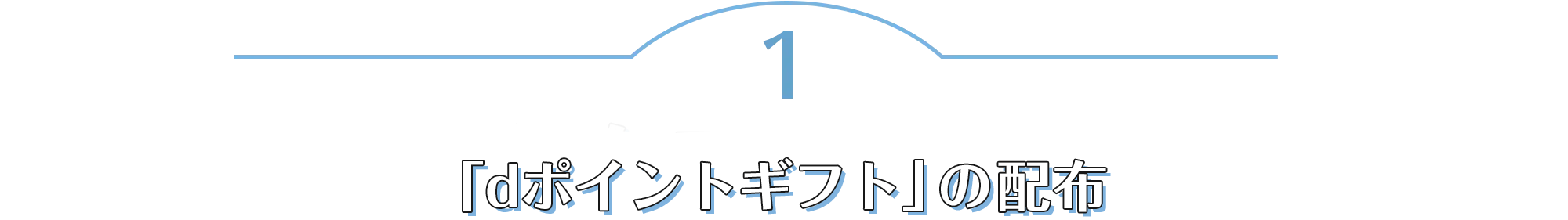 「dポイントギフト」の配布
