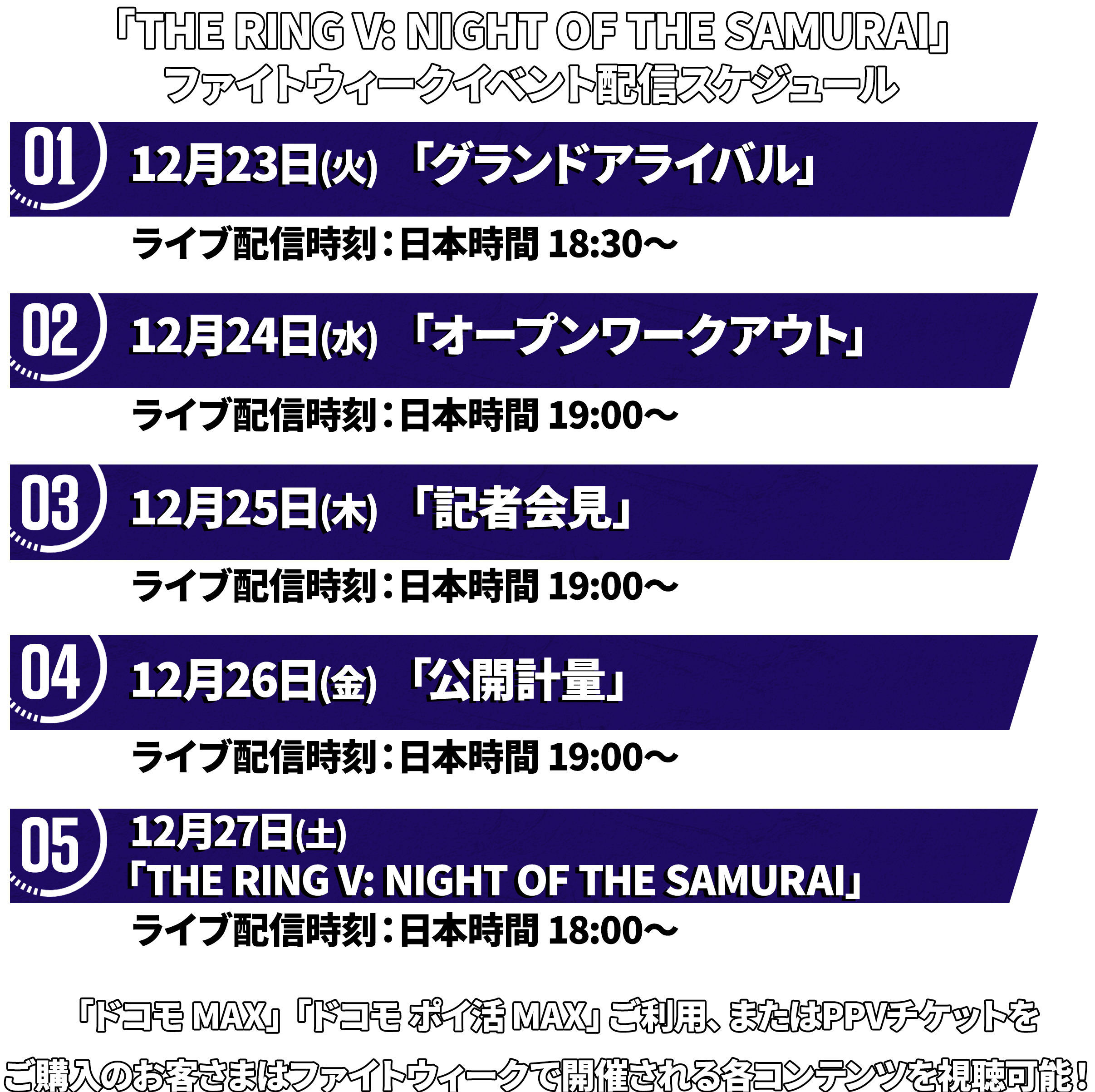 事前購入でお得に視聴しよう！12.27 井上尚弥世界戦PPVチケット販売中